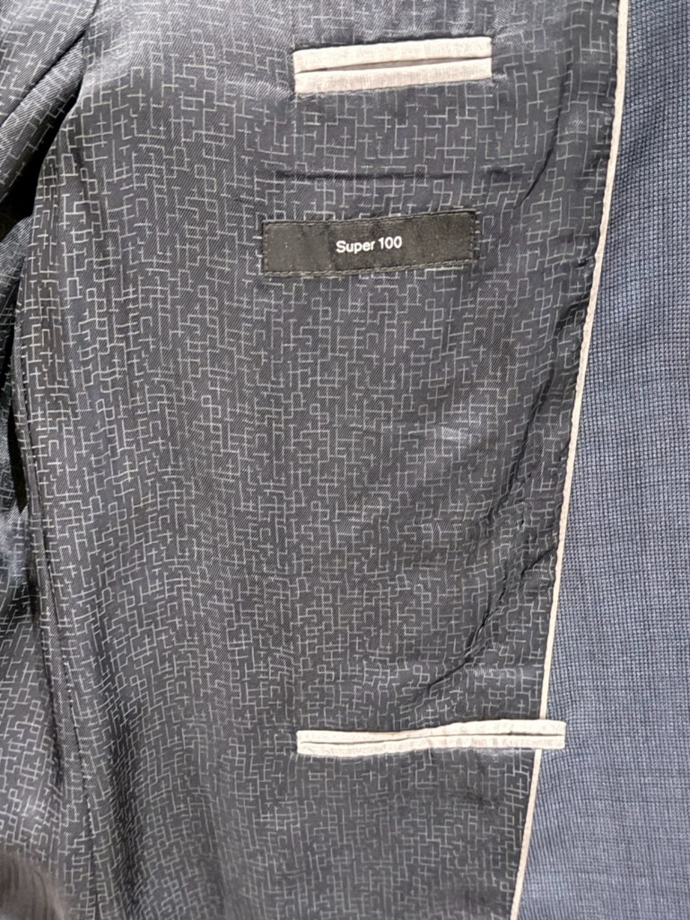 Hugo Boss Navy Textured suit - Picture 6 of 6